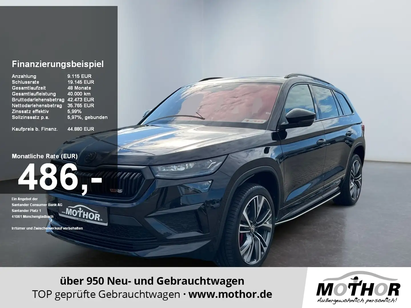 Skoda Kodiaq RS 2.0 TSI DSG 4x4 Standheizung Matrix LED Nero - 1