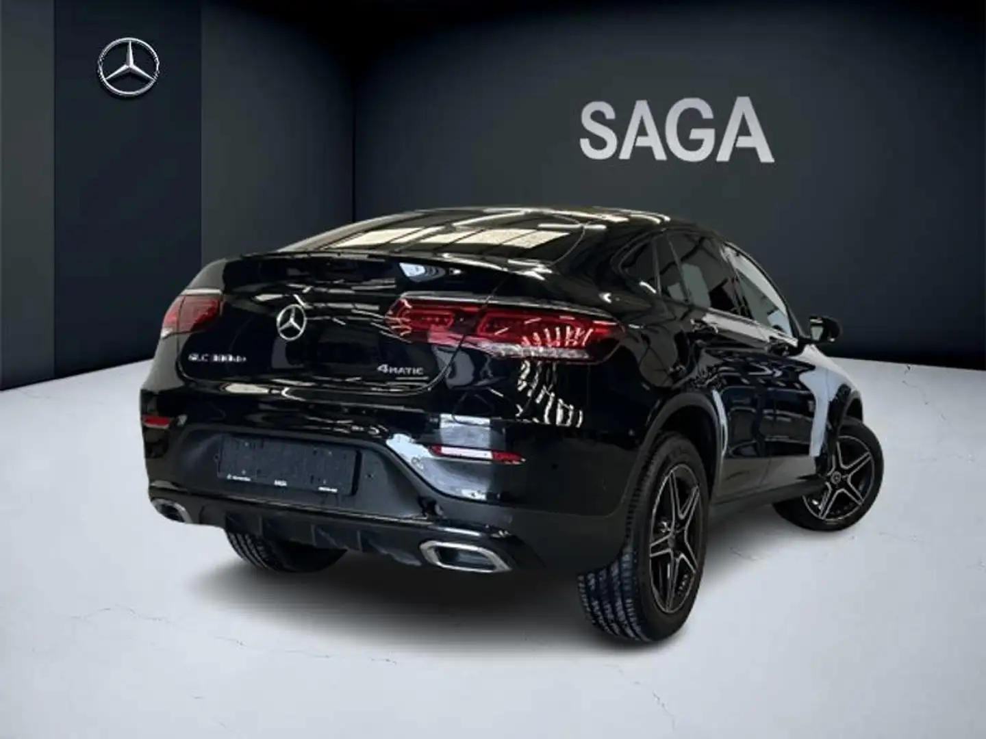 Mercedes-Benz GLC 300 de 4MATIC Coupé AMG Line Noir - 2