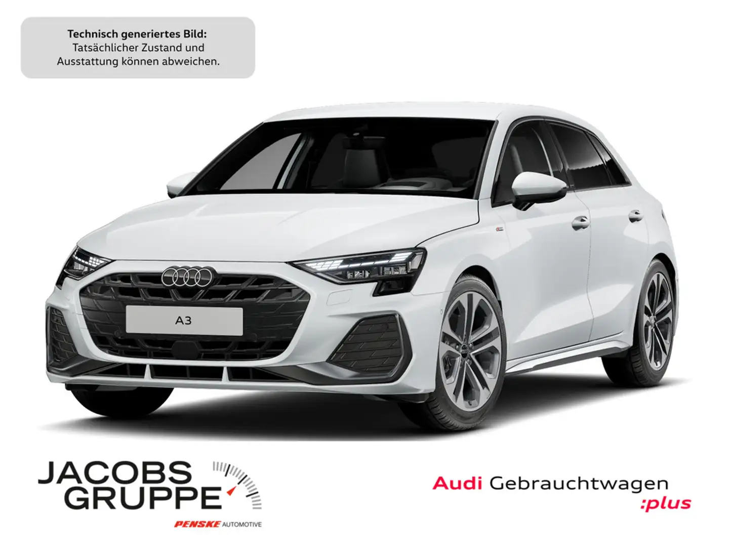 Audi A3 Sportback 35 TDI S line Sonos*LED*Kamera Weiß - 1