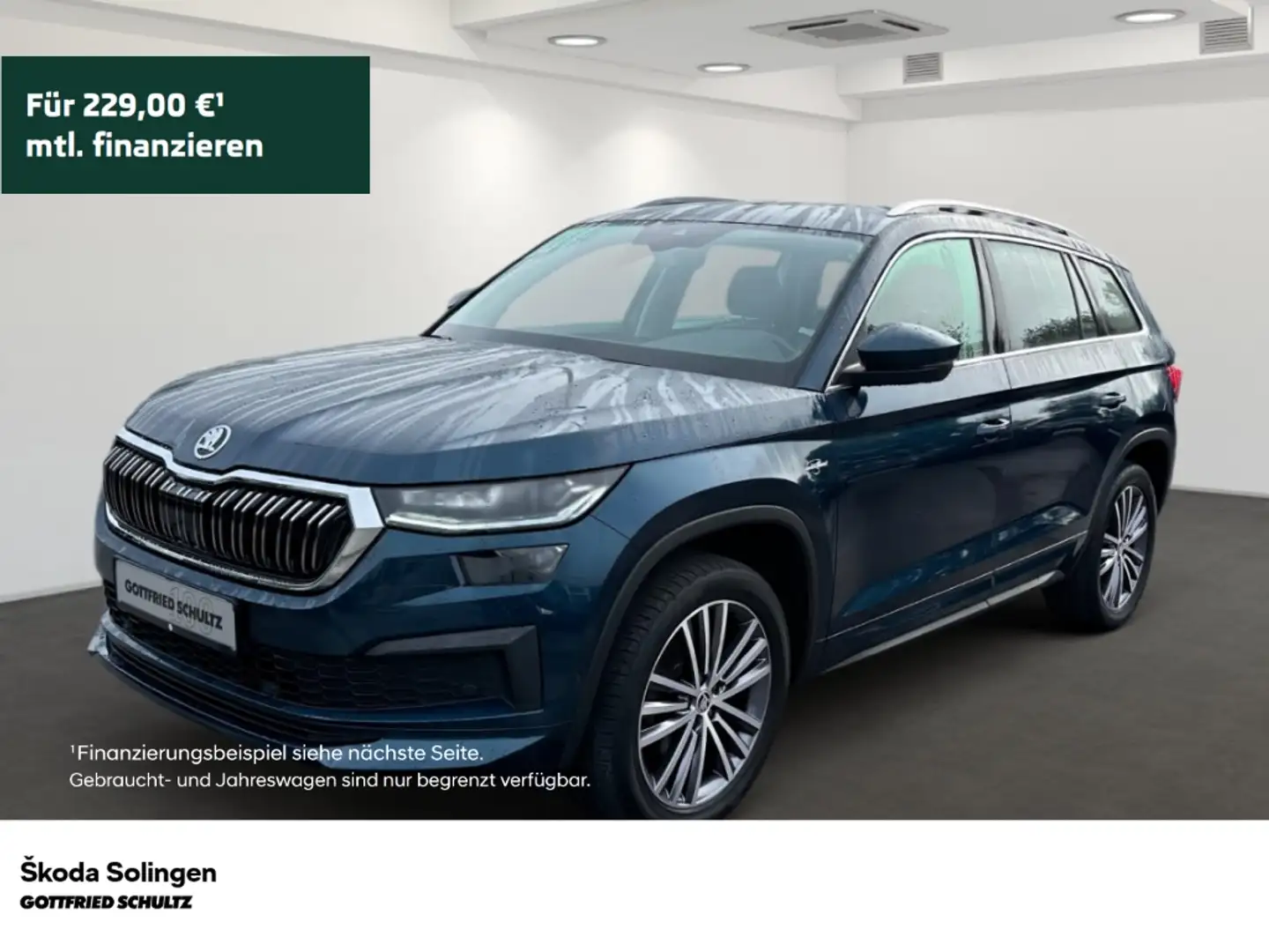 Skoda Kodiaq 1.5 TSI L&K DSG   AHK   Leder   Kamera   Standheiz Bleu - 1
