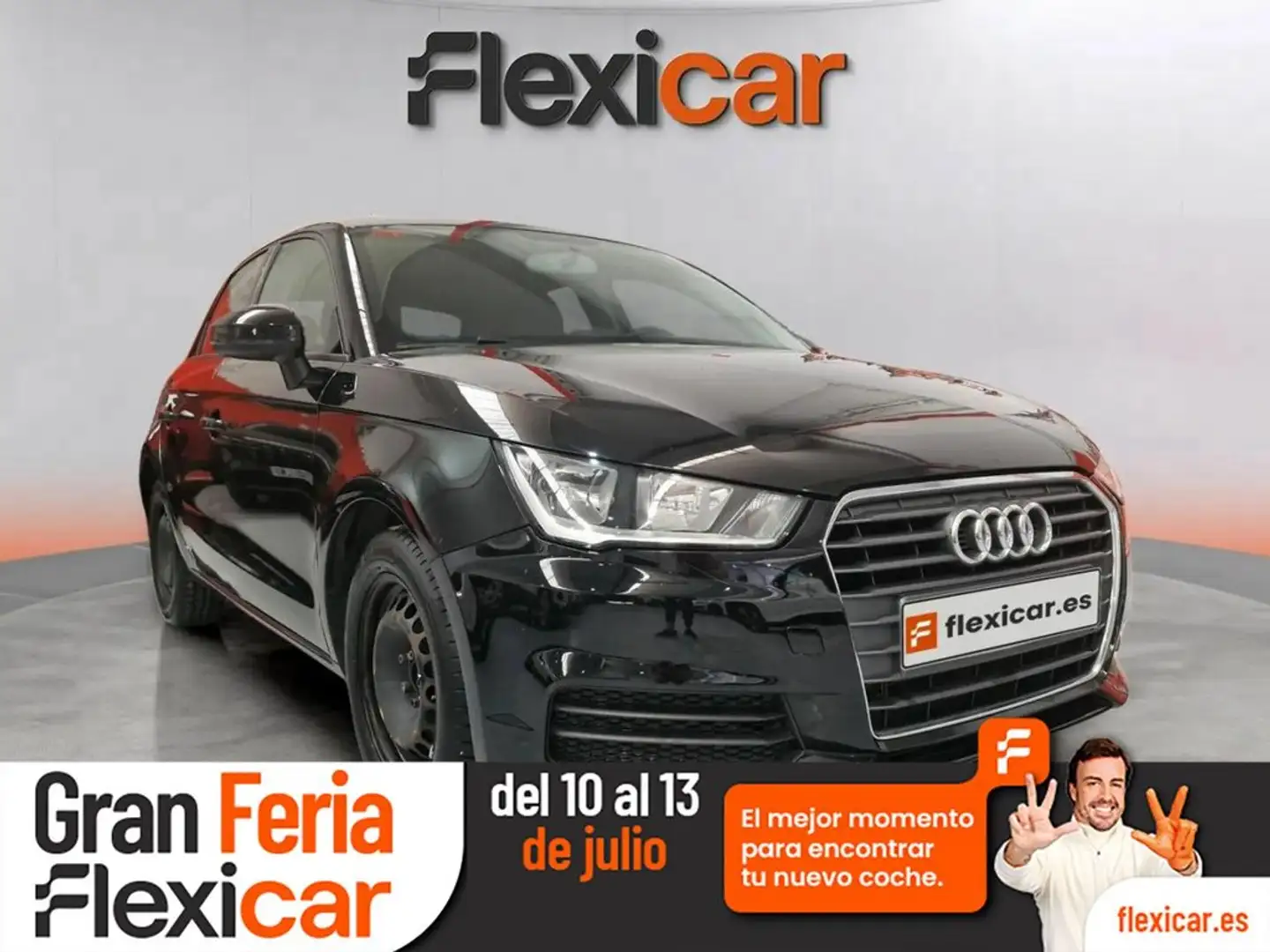 Audi A1 Attracted 1.4 TDI 66kW (90CV) Sportback Negro - 1
