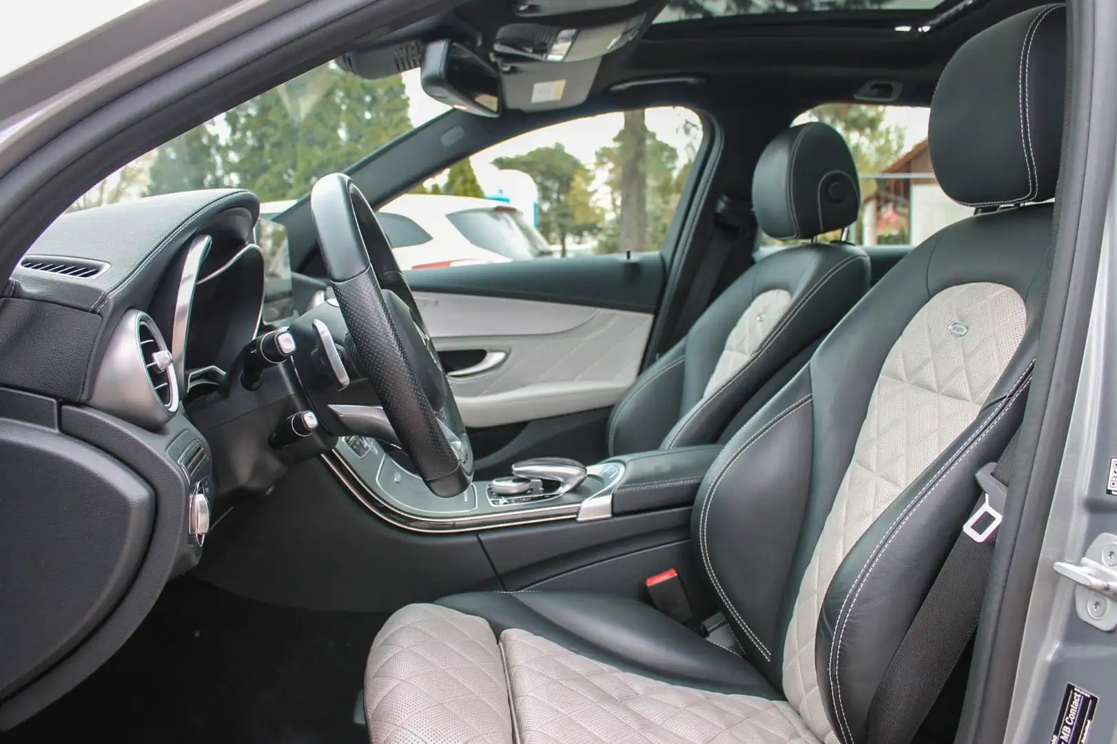 Mercedes-Benz C 180 C180T Edition 1 Sonderm*Pano*Burmester*Vollleder Silber - 1