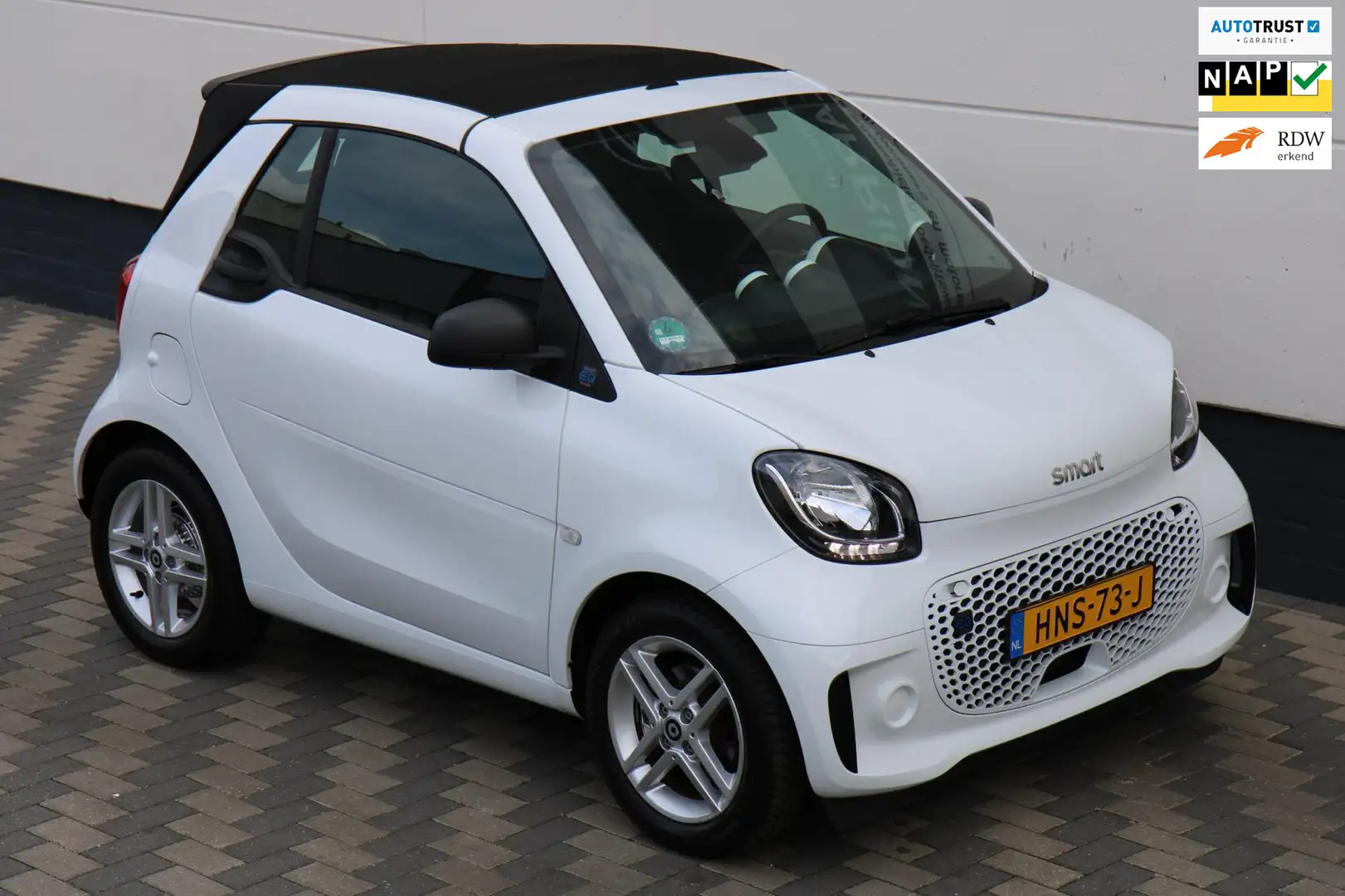 smart forTwo Cabrio EQ Comfort 18 kWh Carplay Cruise BTW !! Wit - 1
