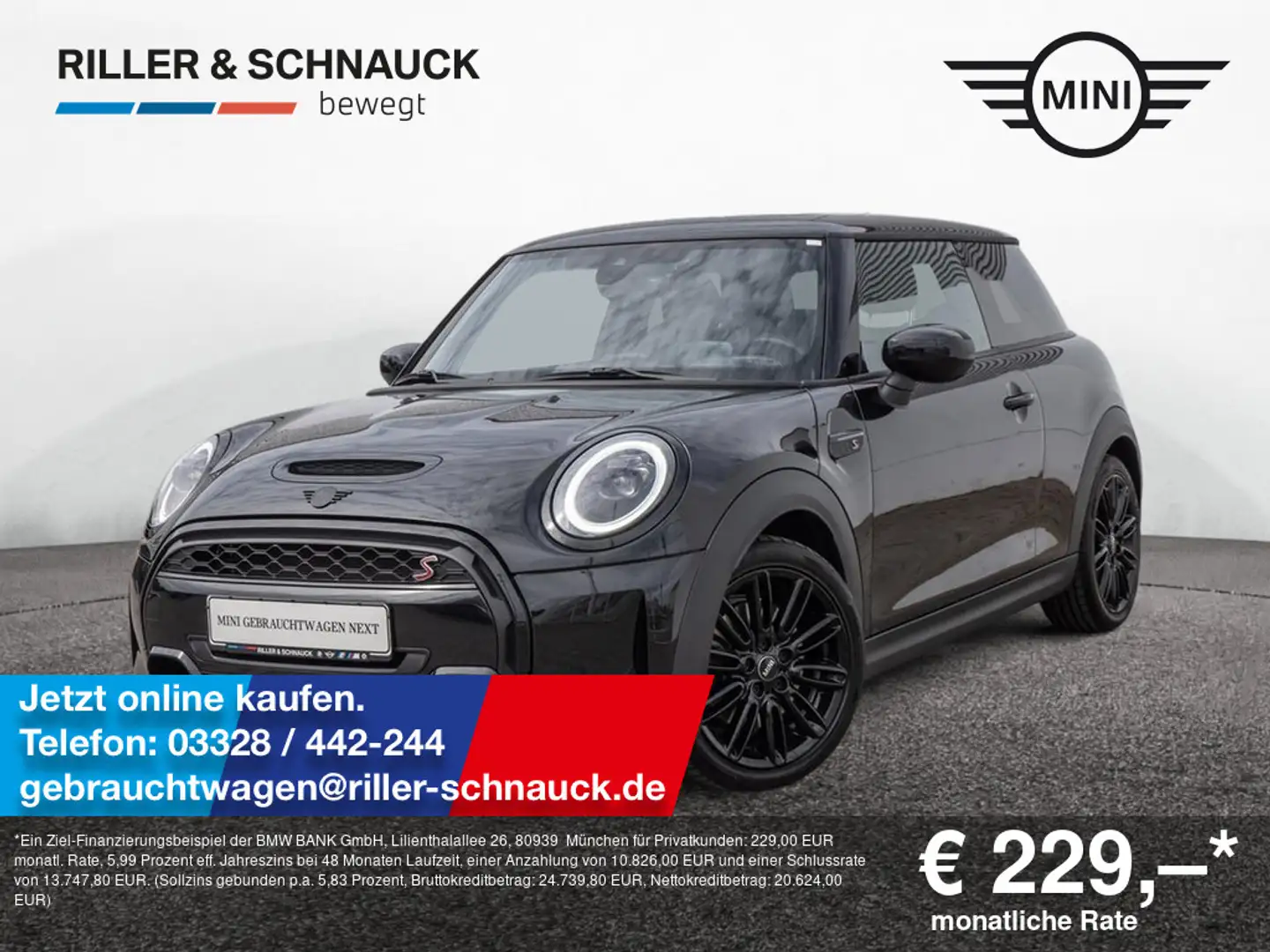 MINI Cooper S Classic Trim PANO+HUD+KAM+LED Schwarz - 1
