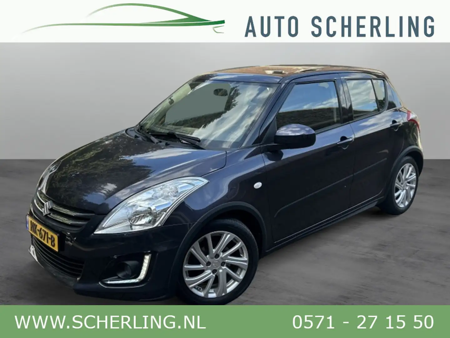 Suzuki Swift 1.2 Style 5-drs. Airco, Cruise, LMV, Trekh. Dealer Grijs - 1
