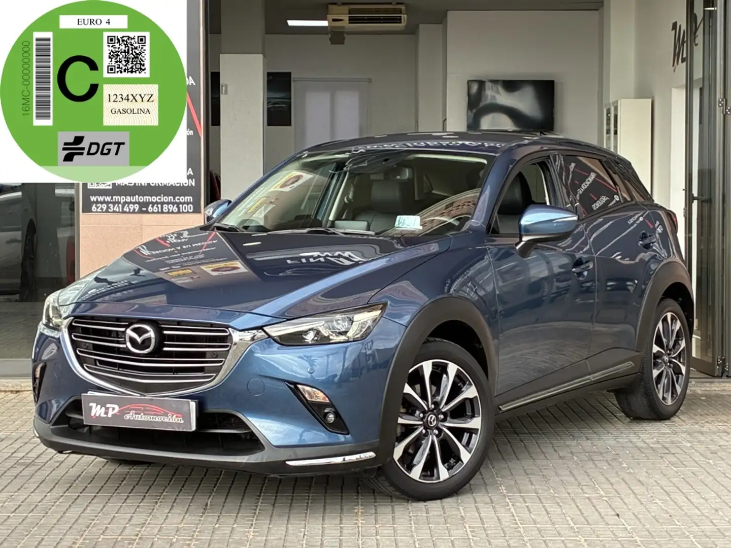 Mazda CX-3 2.0 Skyactiv-G Zenith 2WD 89kW Blau - 1