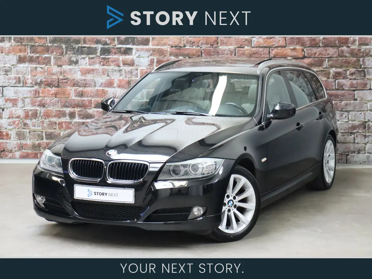 BMW 318 3 Serie Touring 318i High Executive Luxury Line Au Zwart - 1