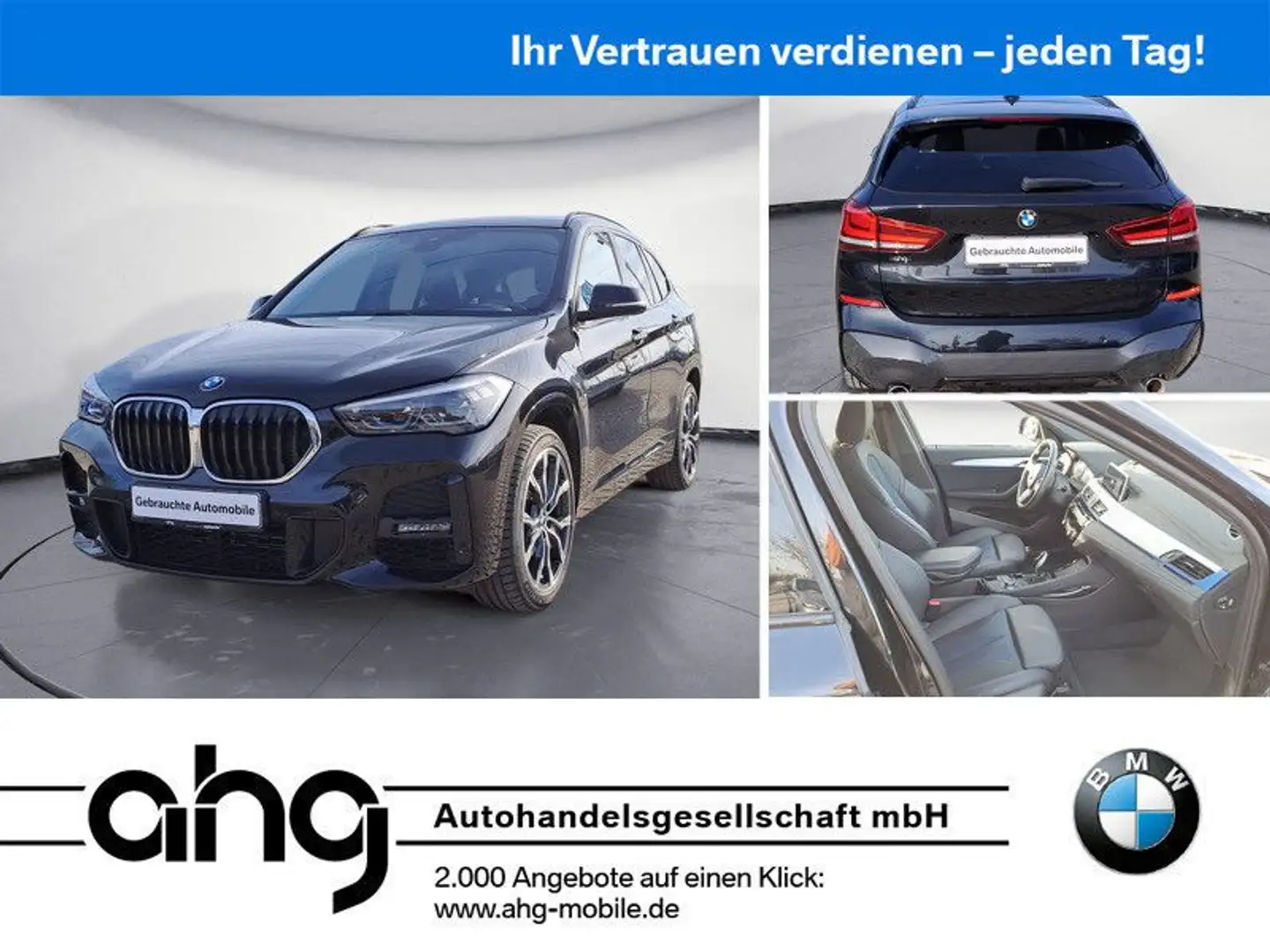 BMW X1 sDrive20i M Sport Steptronic DCT Klimaaut. Zwart - 1