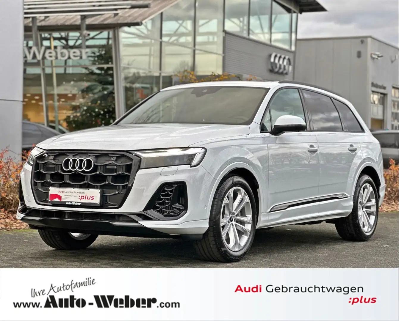 Audi Q7 55TFSI qu S LINE BLACK HUD PANO AHK 7-SITZER Weiß - 1