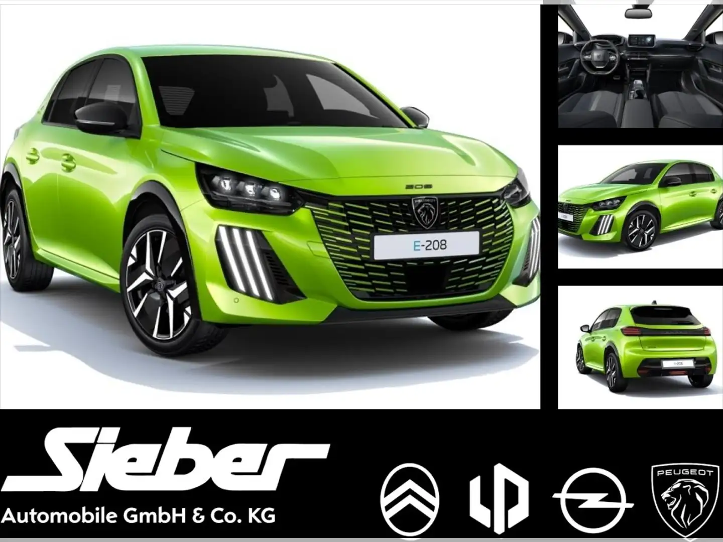 Peugeot 208 GT Elektro Gelb - 1