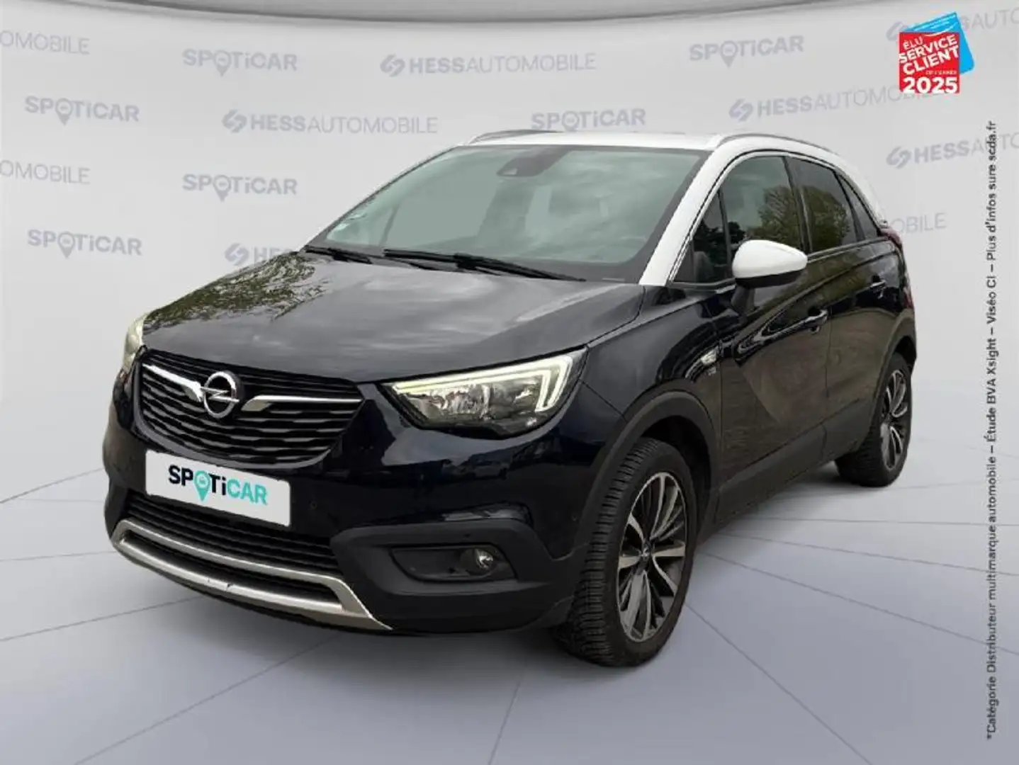 Opel Crossland X 1.2 Turbo 110ch Design 120 ans Euro 6d-T Noir - 1