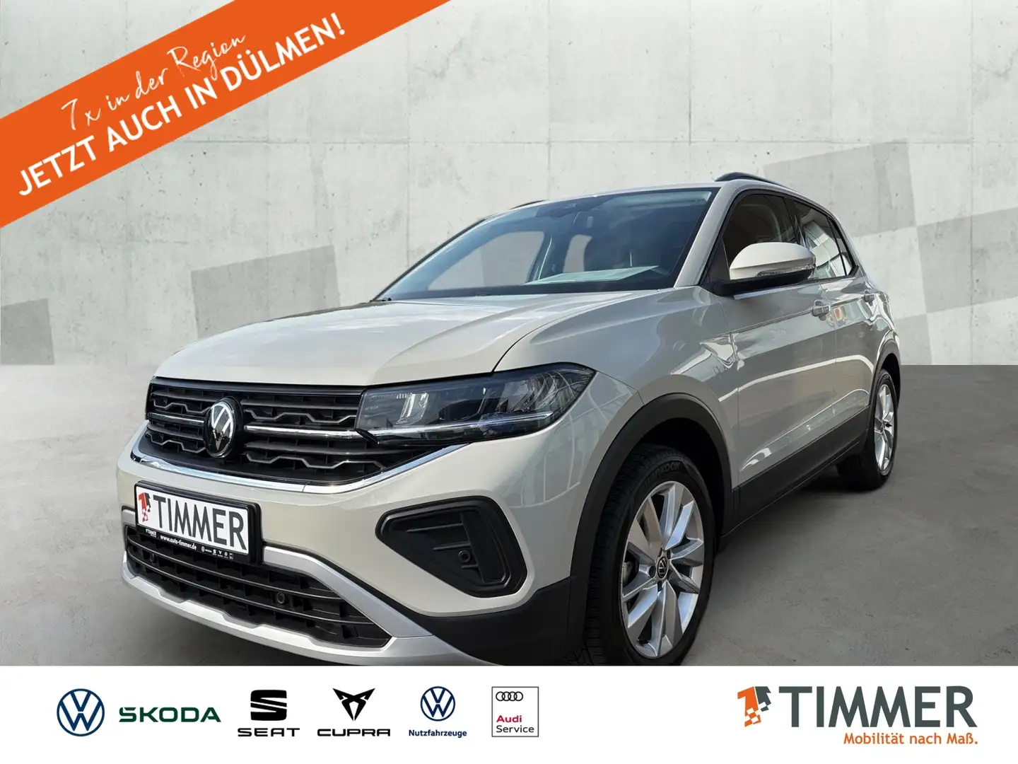 Volkswagen T-Cross 1.0 TSI LIFE *LED *ACC *VIRTUAL *APP *SHZ *17" * Grau - 1