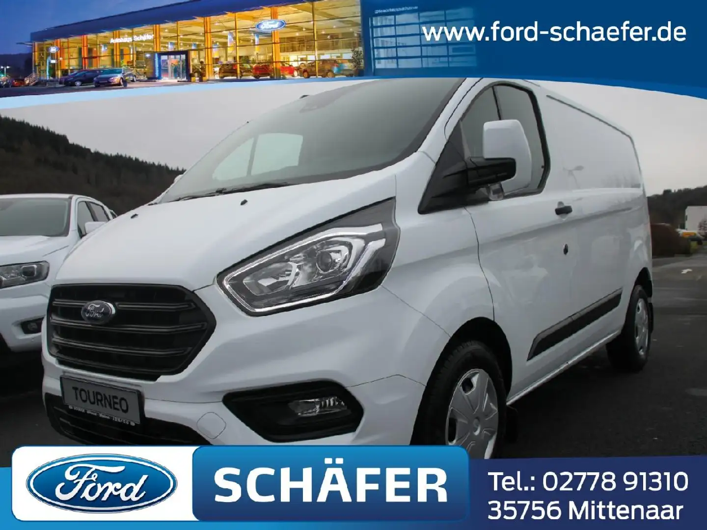Ford Transit Custom 320 L1 Trend+NAVI+RFK+ Weiß - 1