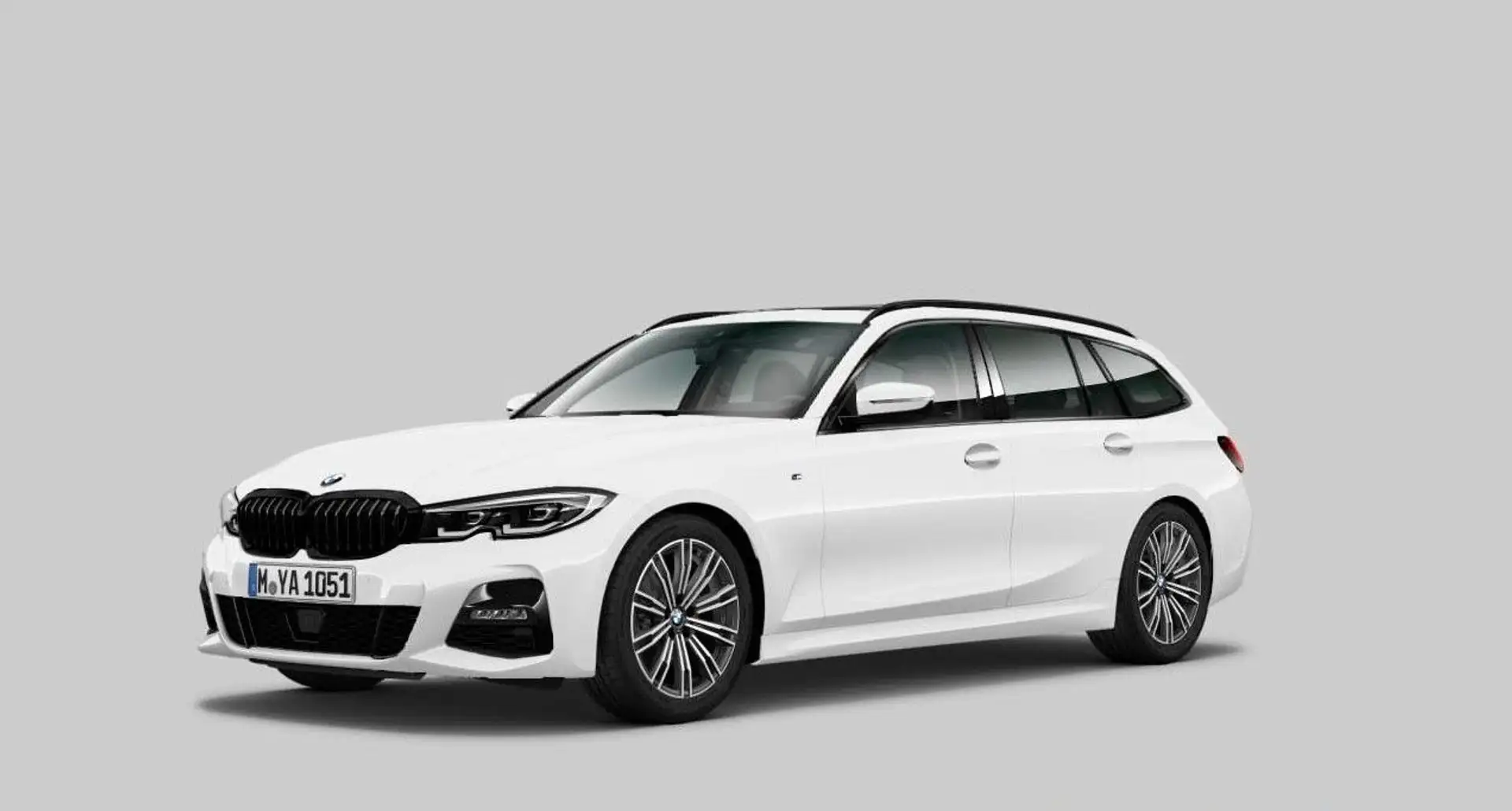 BMW 320 d M Sport M Paket Ad.LED*Panorama*R-CAM* Weiß - 1