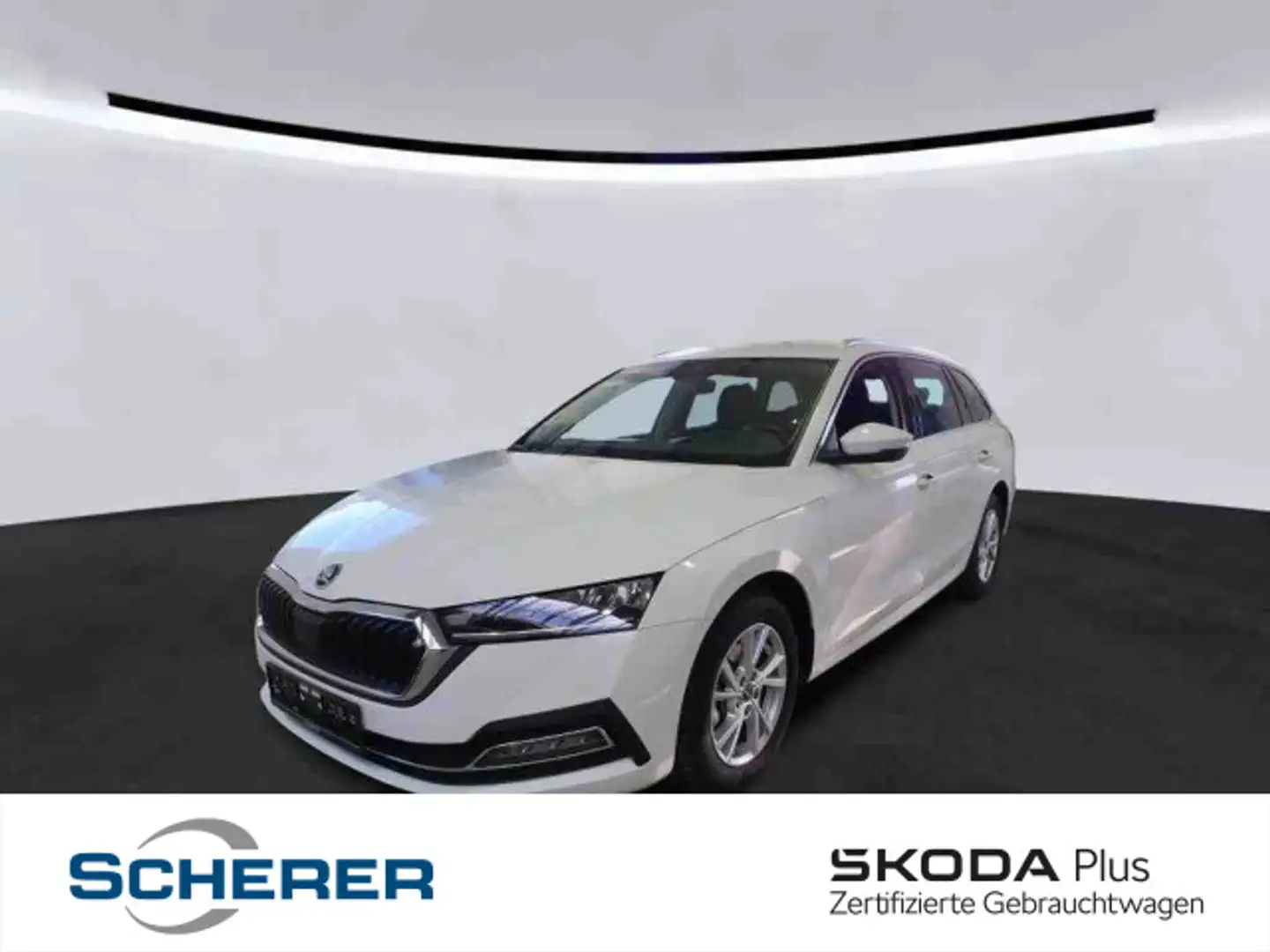 Skoda Octavia Combi 2.0 TDI Style HUD NAVI ACC LED KEY Blanc - 1