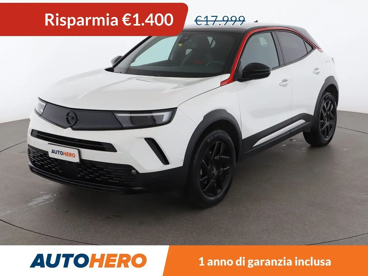 Opel Mokka X 1.2 Turbo GS Line 130 CV Bianco - 1