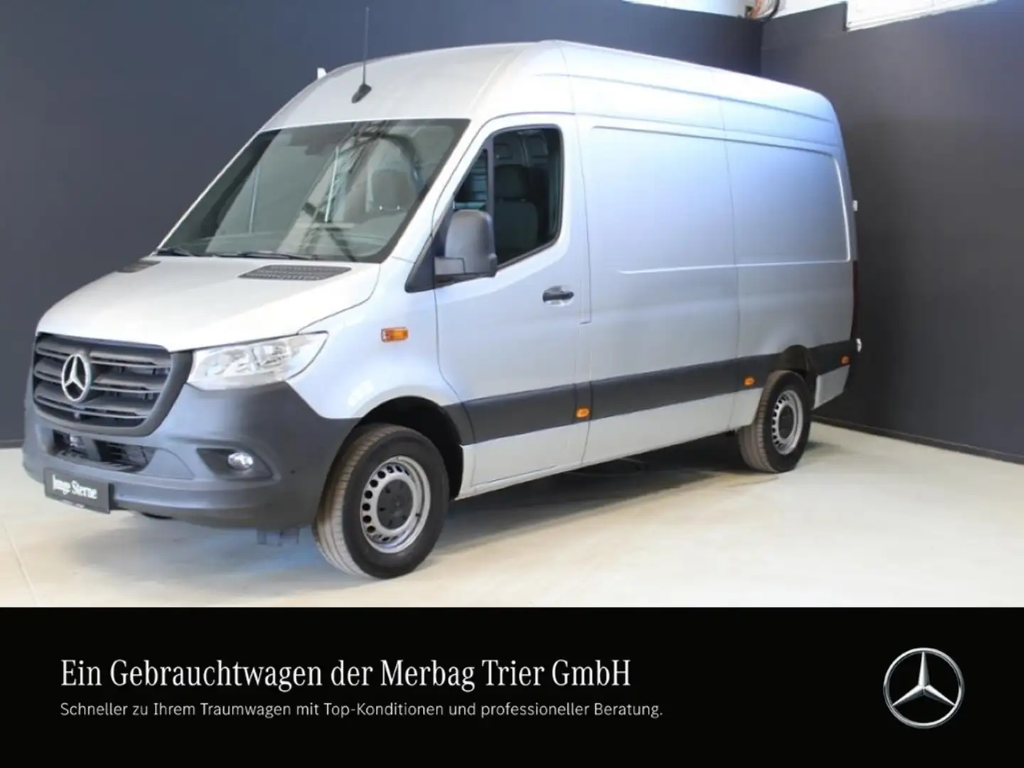 Mercedes-Benz Sprinter 317  *KAST+L2H2+360°+93L+EDW+MBUX Silber - 1