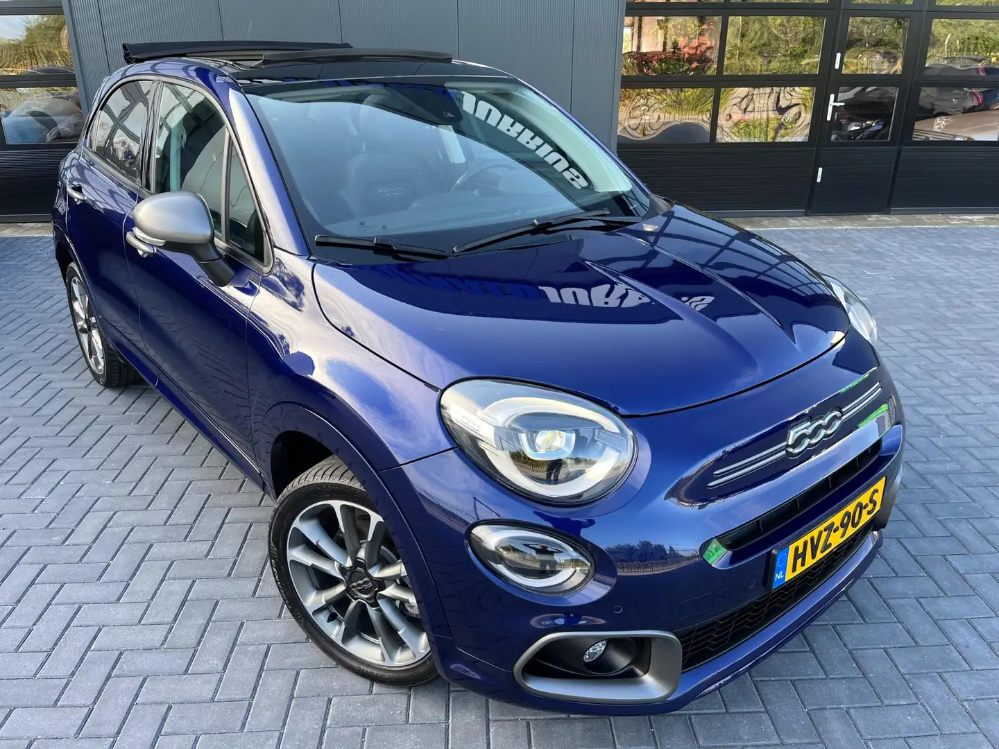 Fiat 500X 1.5 Hybrid 130Pk Sport Cabrio/Automaat/Leder/Camer Blauw - 2