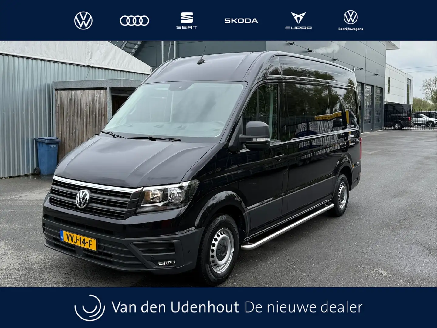 Volkswagen Crafter L3H3 2.0 TDI 140pk 3.5T Highline /BPM-vrij Zwart - 1