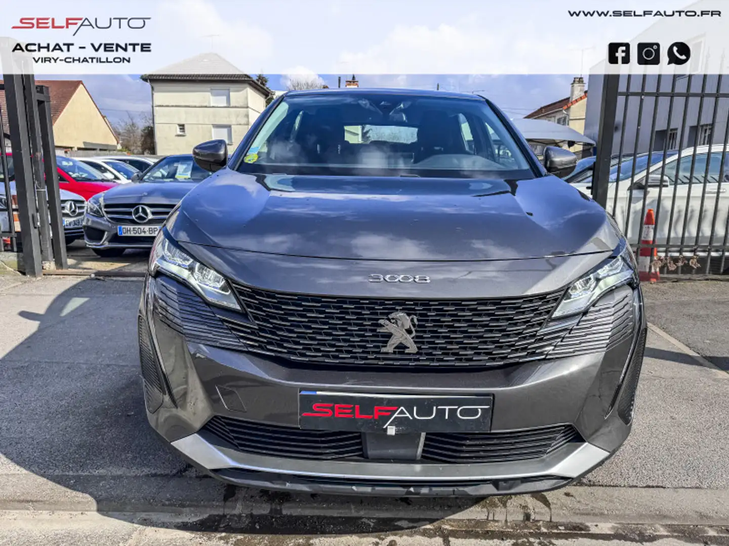 Peugeot 3008 1.5 BLUEHDI 130CH S\u0026S ACTIVE BUSINESS EAT8 Gris - 2