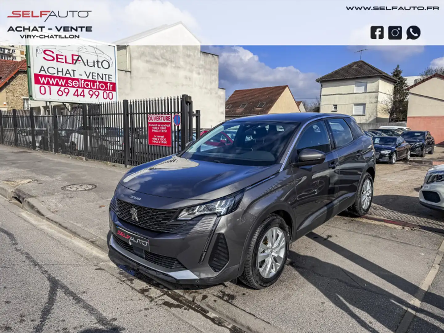 Peugeot 3008 1.5 BLUEHDI 130CH S\u0026S ACTIVE BUSINESS EAT8 Gris - 1