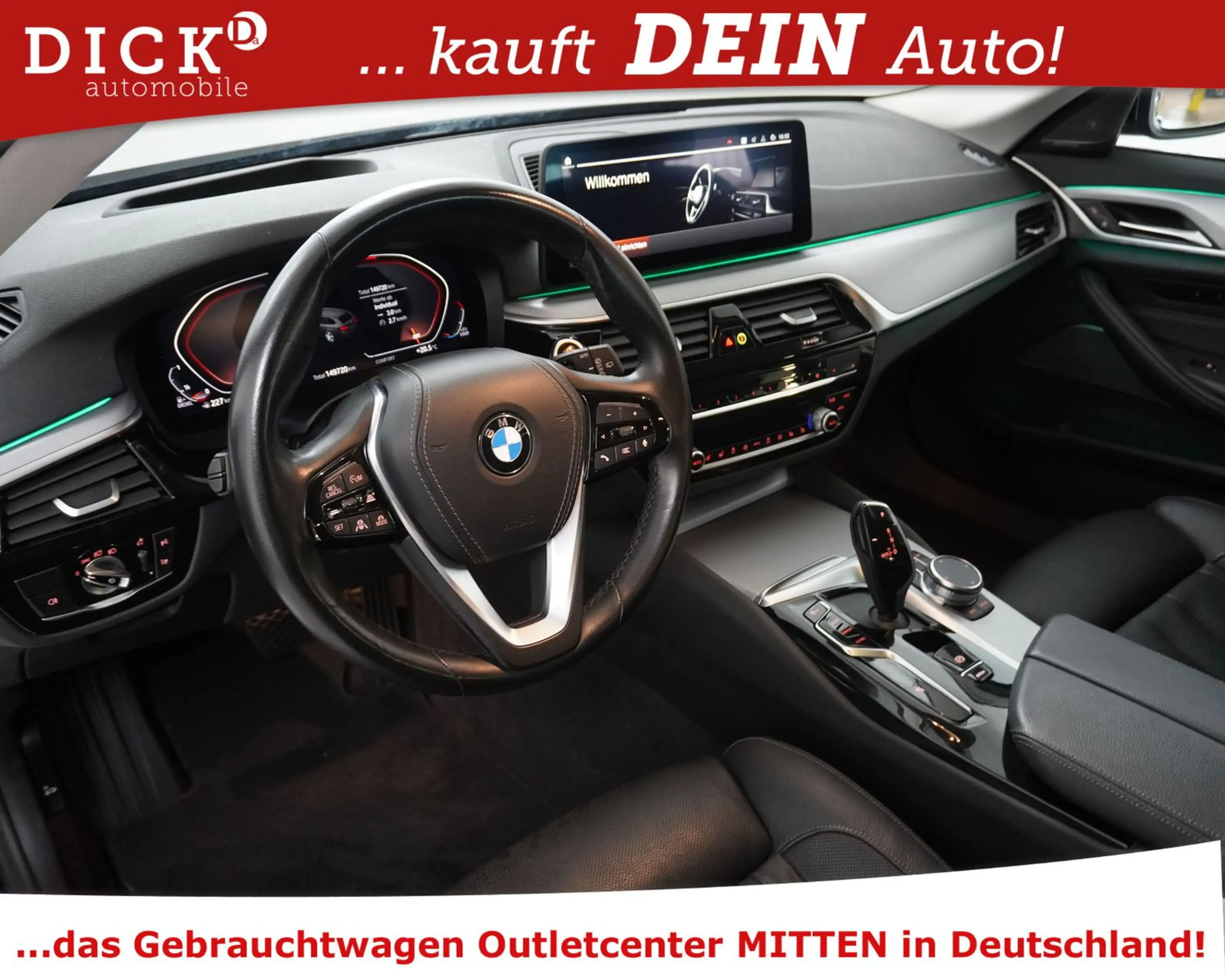 BMW 530 d Aut Sport KOMFORTSI+MEMO+H&K+HEAD+LASER+ACC — photo 10