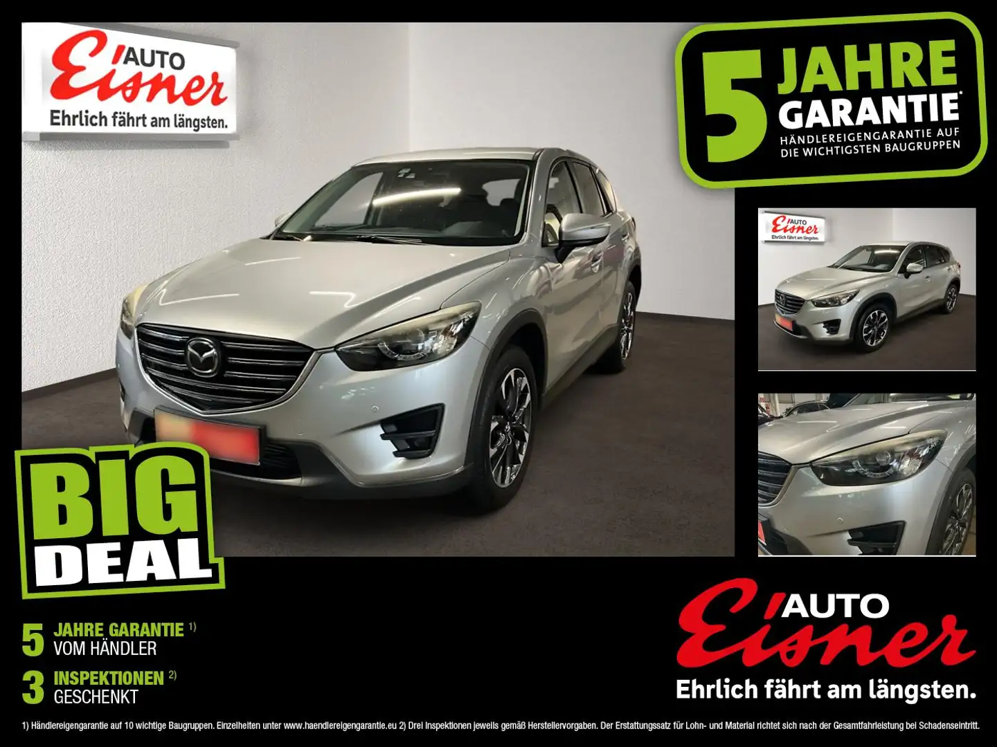 Mazda CX-5 2.2 SKYACTIV-D Revolution Top ACC AUT Kam. Silber - 1