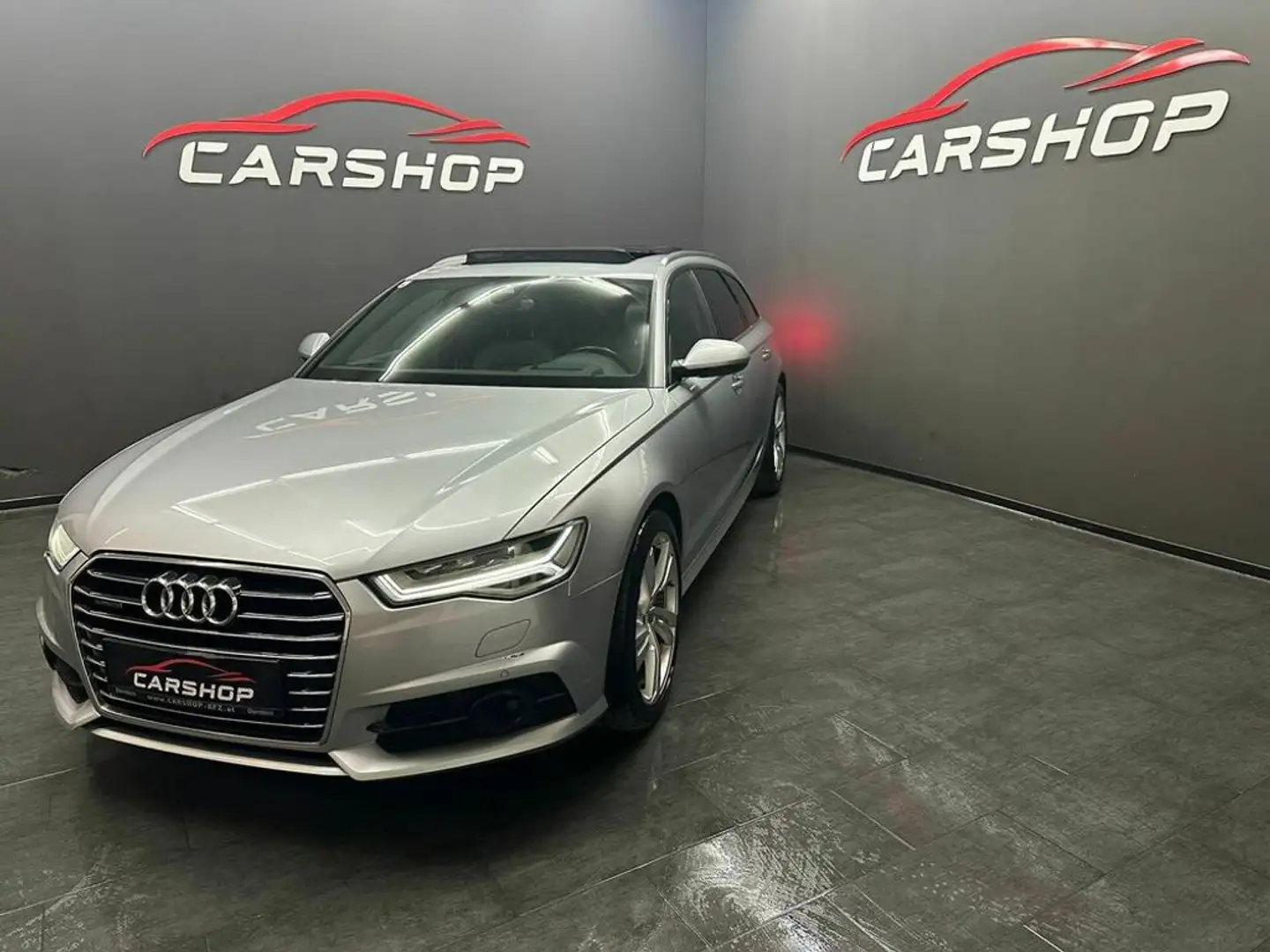 Audi A6 3.0 TDI quattro S-Line Pano Head Up Silber - 2