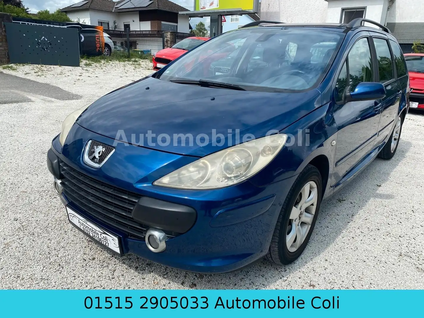 Peugeot 307 Break/ SW Break Tendance+Klimaautomatik+Alu Modrá - 1