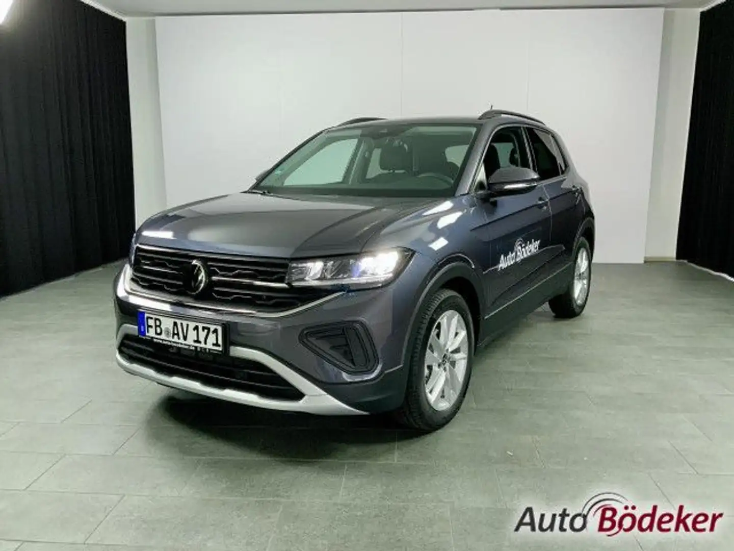 Volkswagen T-Cross 1.0 l TSI Life 6-Gg. LED Klima el. Fenster Grau - 2