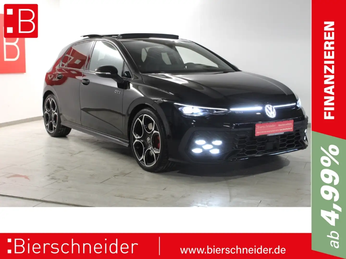 Volkswagen Golf GTI 8 2.0 TSI DSG PA Black Style 19 AHK PANO H/K HuD Zwart - 1
