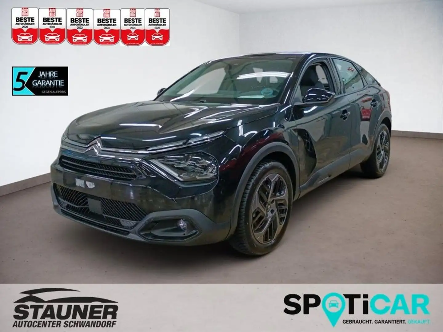 Citroen C4 PureTech 130 Stop&Start AT8 Plus *SHZ* Schwarz - 1