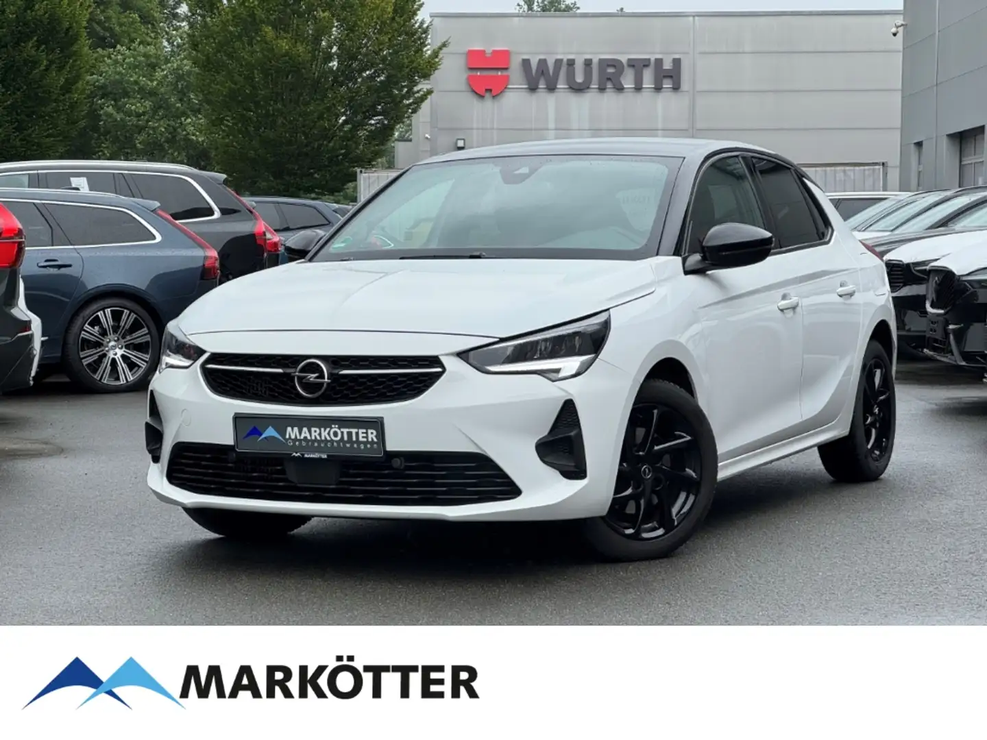 Opel Corsa 1.2 F Elegance Turbo/SHZ/LED/DAB+/Apple Weiß - 1