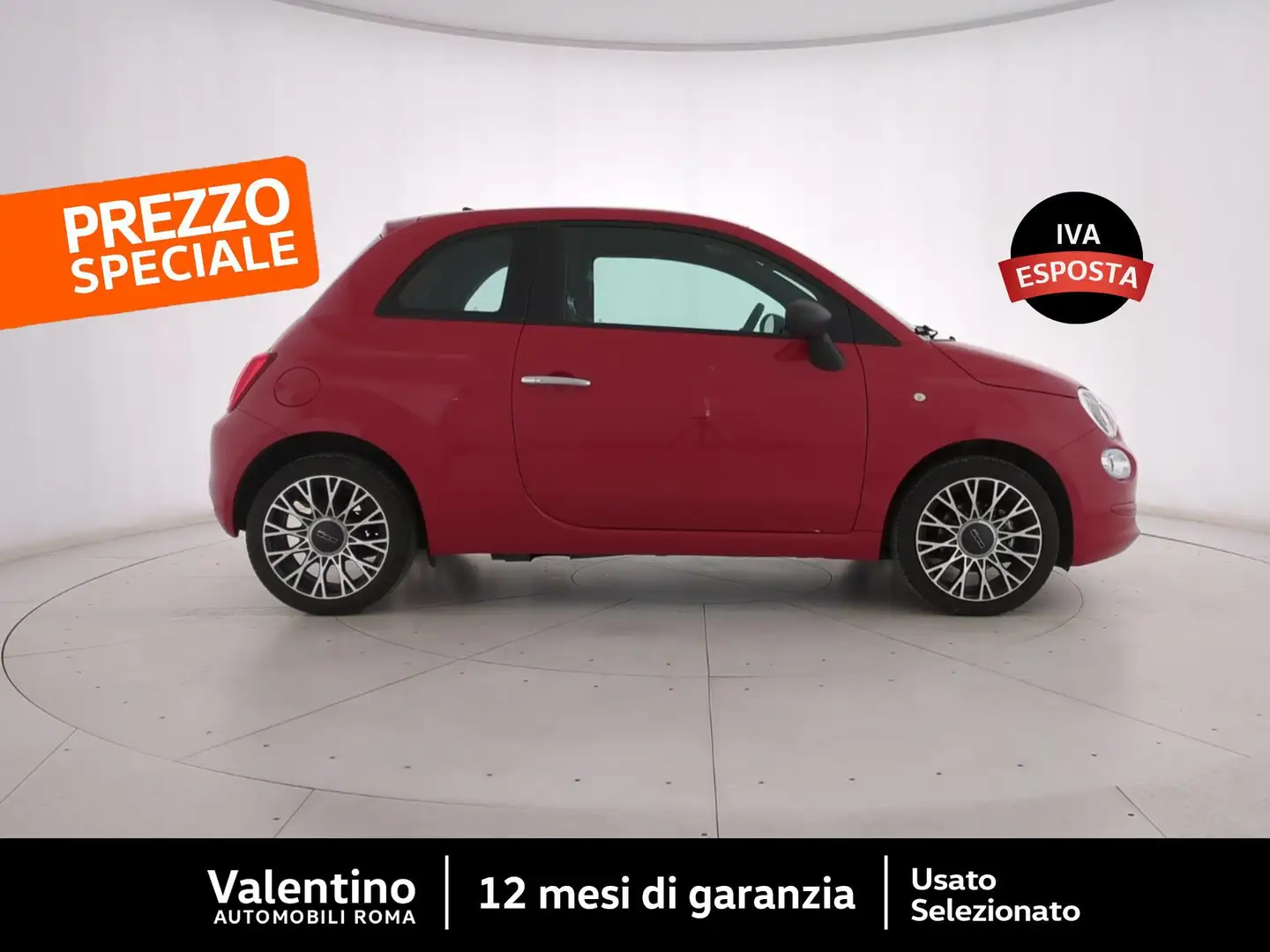 Fiat 500 1.0 Hybrid Lounge Piros - 2
