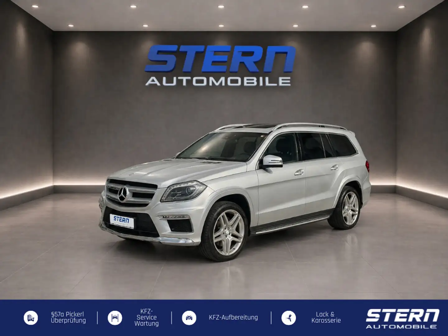 Mercedes-Benz GL 350 BlueTEC 4MATIC Aut. *AMG* 7-SITZER* AIRMATIC* A... Silber - 1