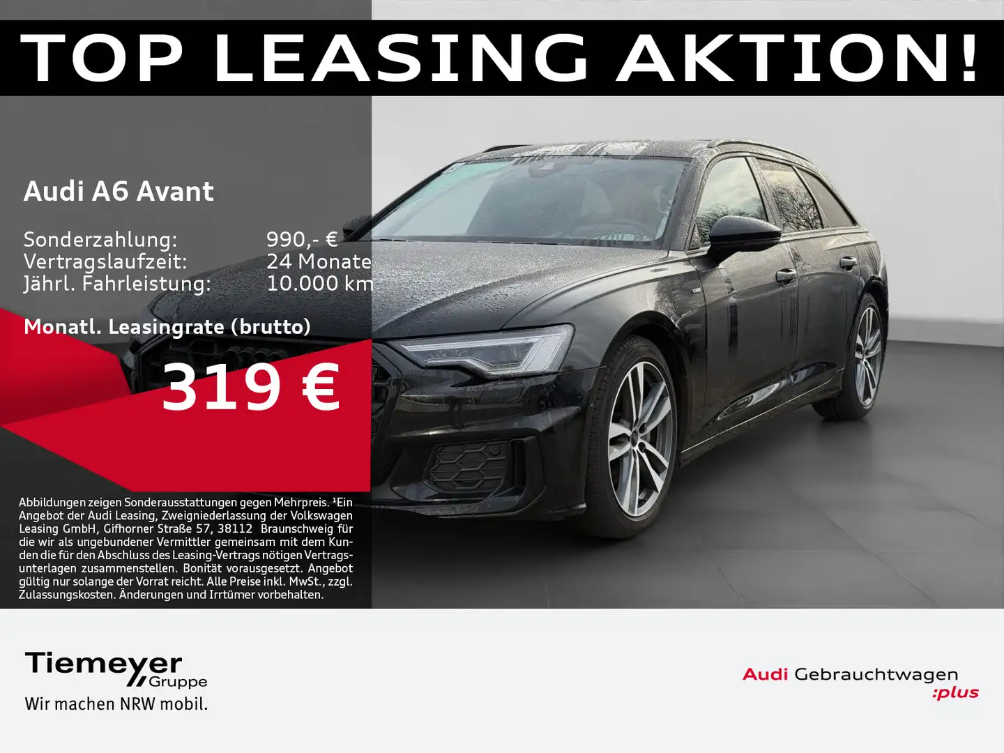Audi A6 45 TFSI 2x S LINE LM19 OPTIK-PKT+ MEMOR Schwarz - 1