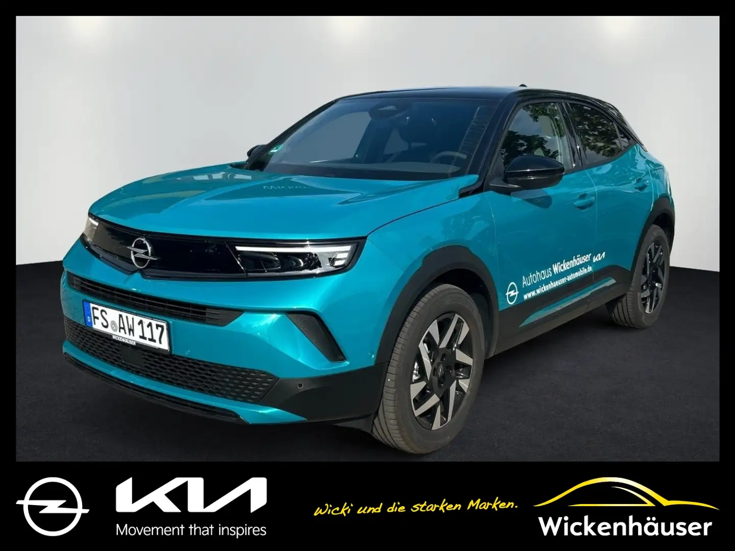 Opel Mokka 1.2 Edition AUTOMATIK LED+Fernlichtass.+LM Grün - 1