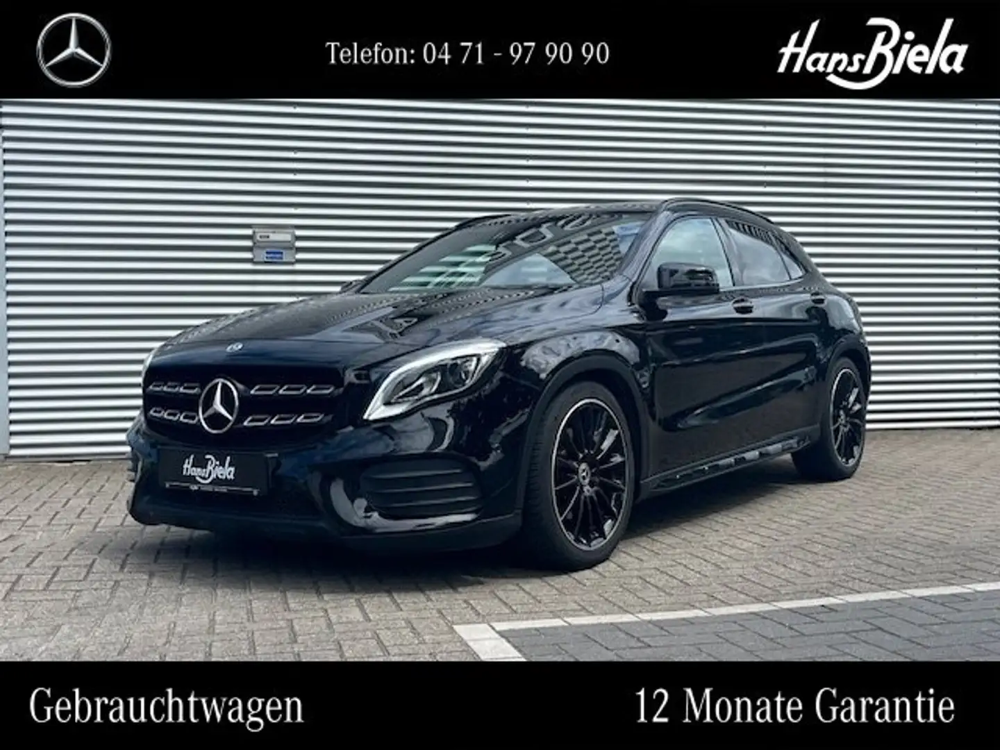 Mercedes-Benz GLA 220 GLA 220 4M AMG/Night/19"/Pano/LED/AHK/Leder Nav Black - 1