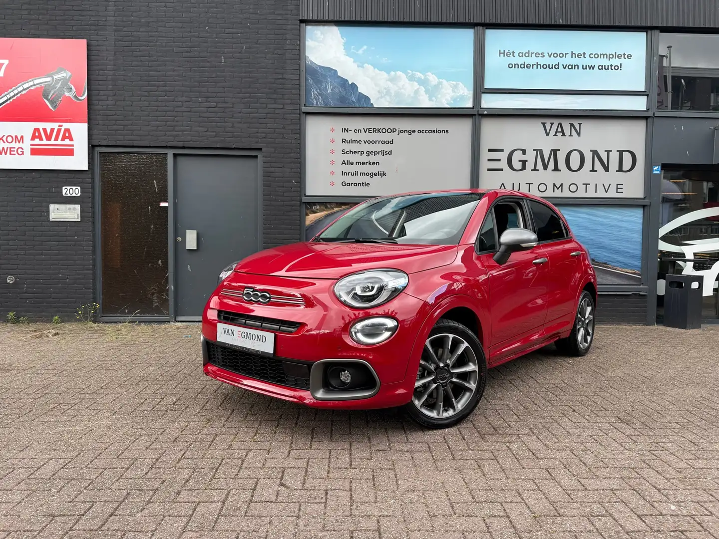 Fiat 500X 1.5 Hybrid Sport, Automaat Rood - 1