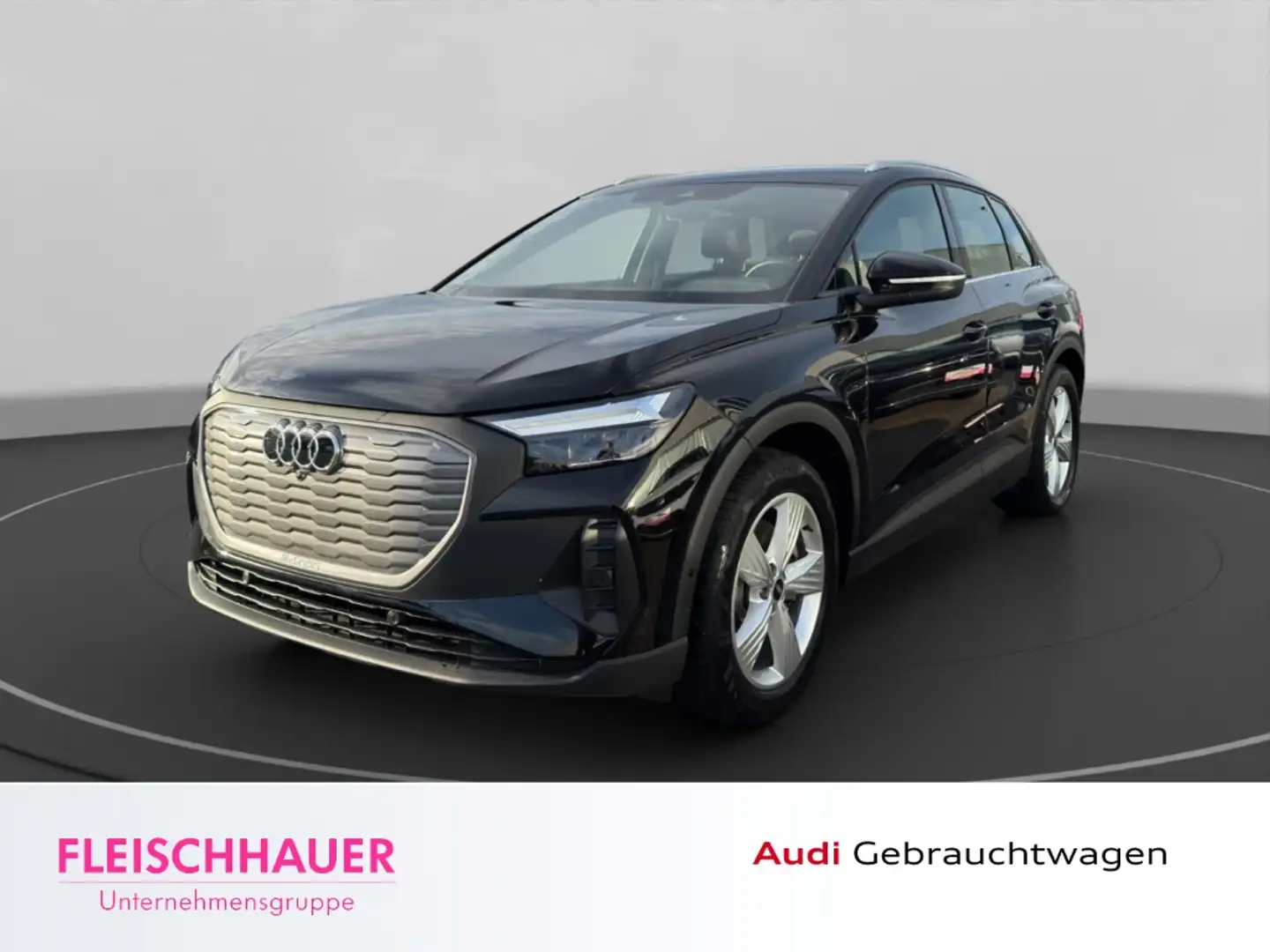 Audi Q4 e-tron 40 AssPaket Plus RFK Einparkhilfe v+h ACC SHZ Stan Schwarz - 1