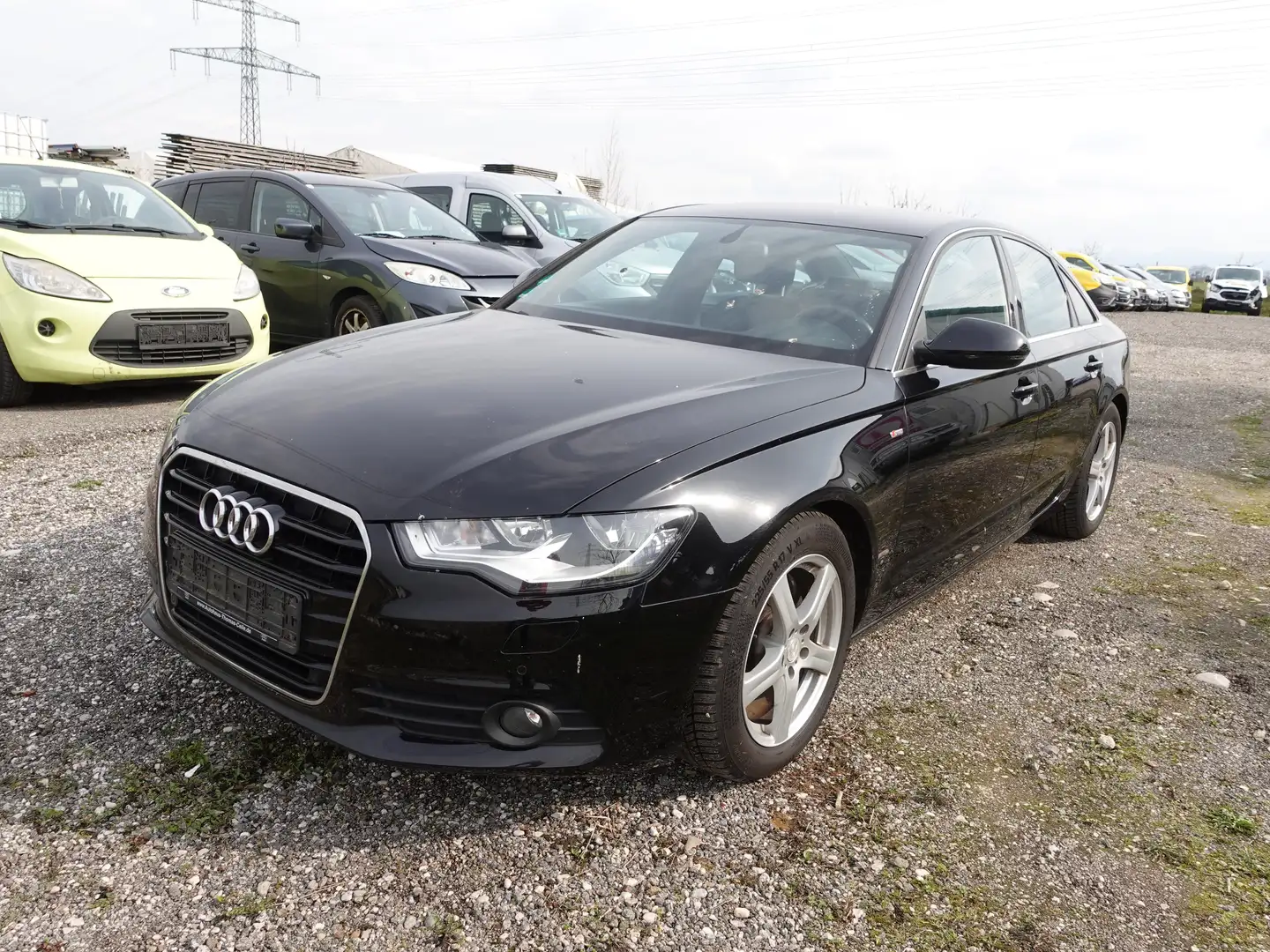 Audi A6 3,0 TDI Zwart - 1