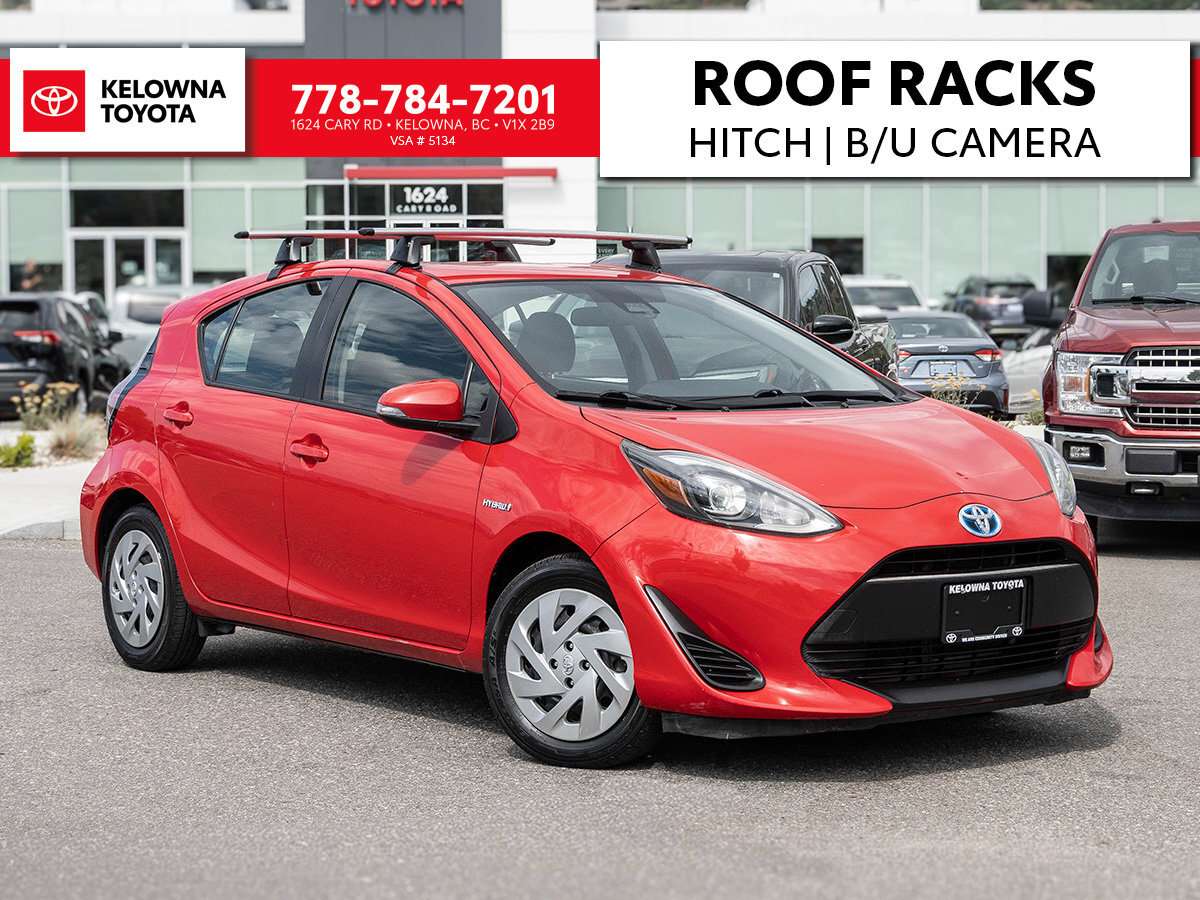 2019 Toyota Prius c Upgrade | ROOF RACKS | B/U CAMERA
