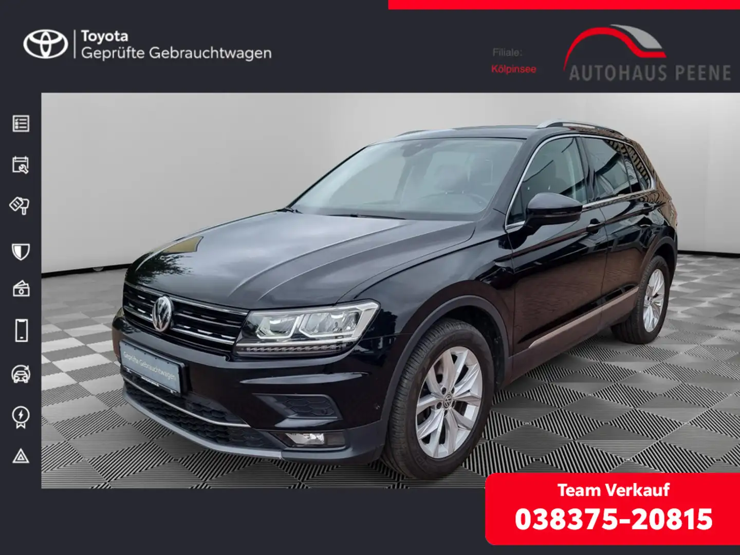 Volkswagen Tiguan 2.0 TSI Highline 4Motion Noir - 1