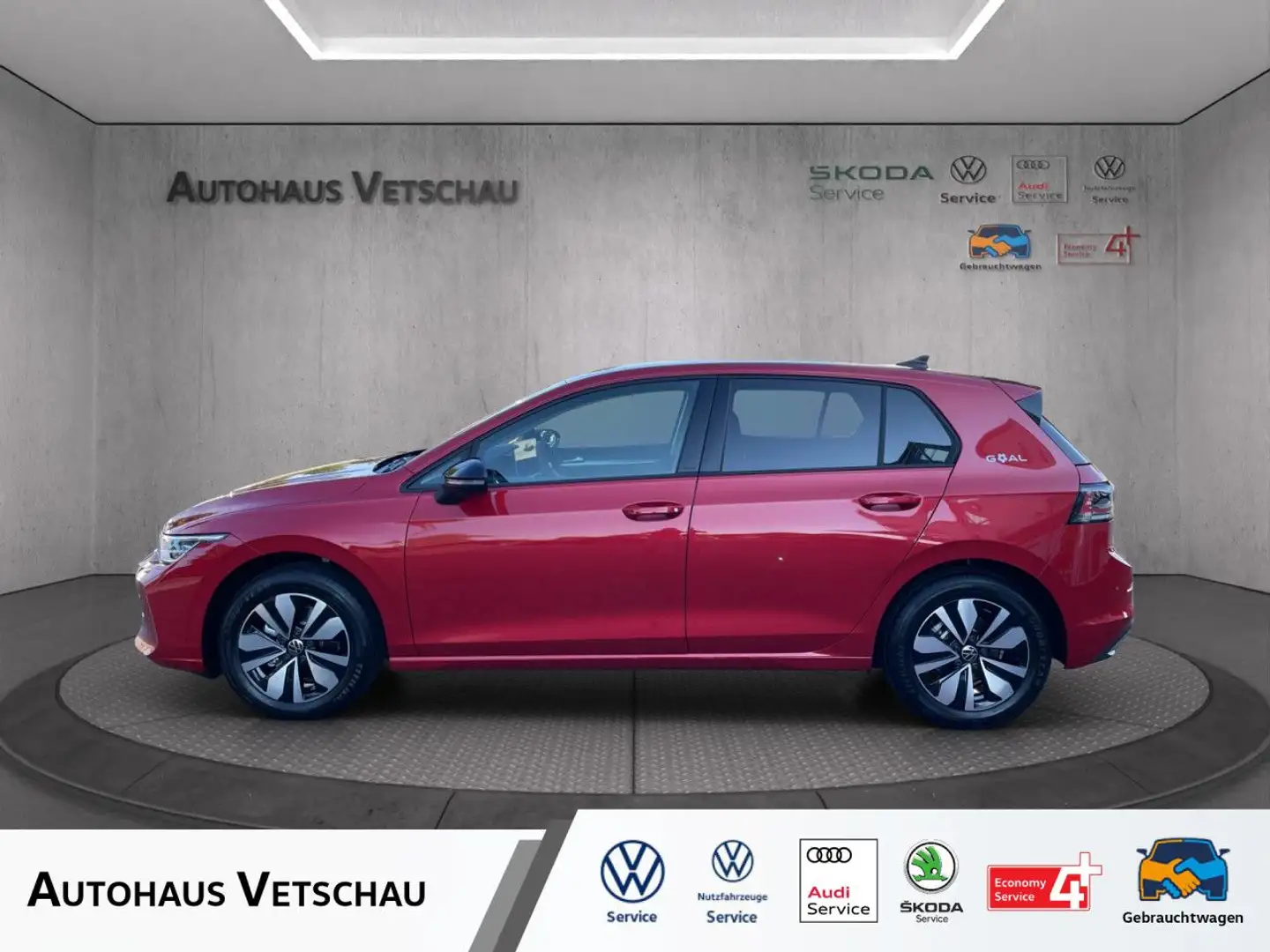 Volkswagen Golf VIII Goal 1.5 eTSI DSG/AHV/Matrix/RFK/NAVI Rot - 1