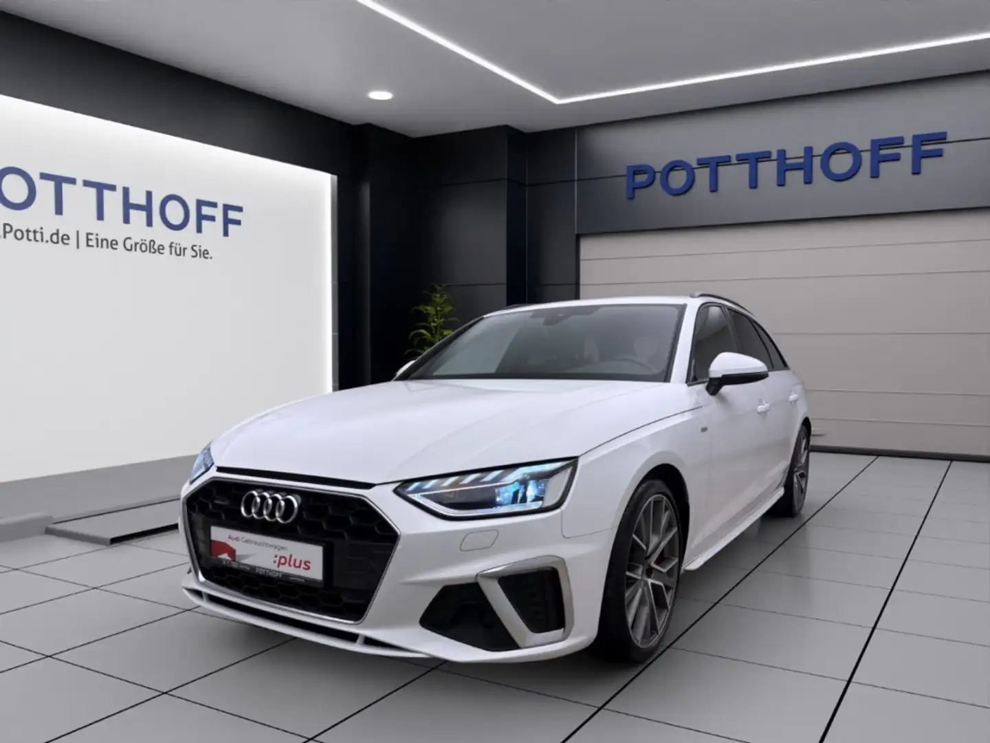 Audi A4 Avant 40 TDI Q S LINE STANDHZG AHK NAVI+ B&O Weiß - 1