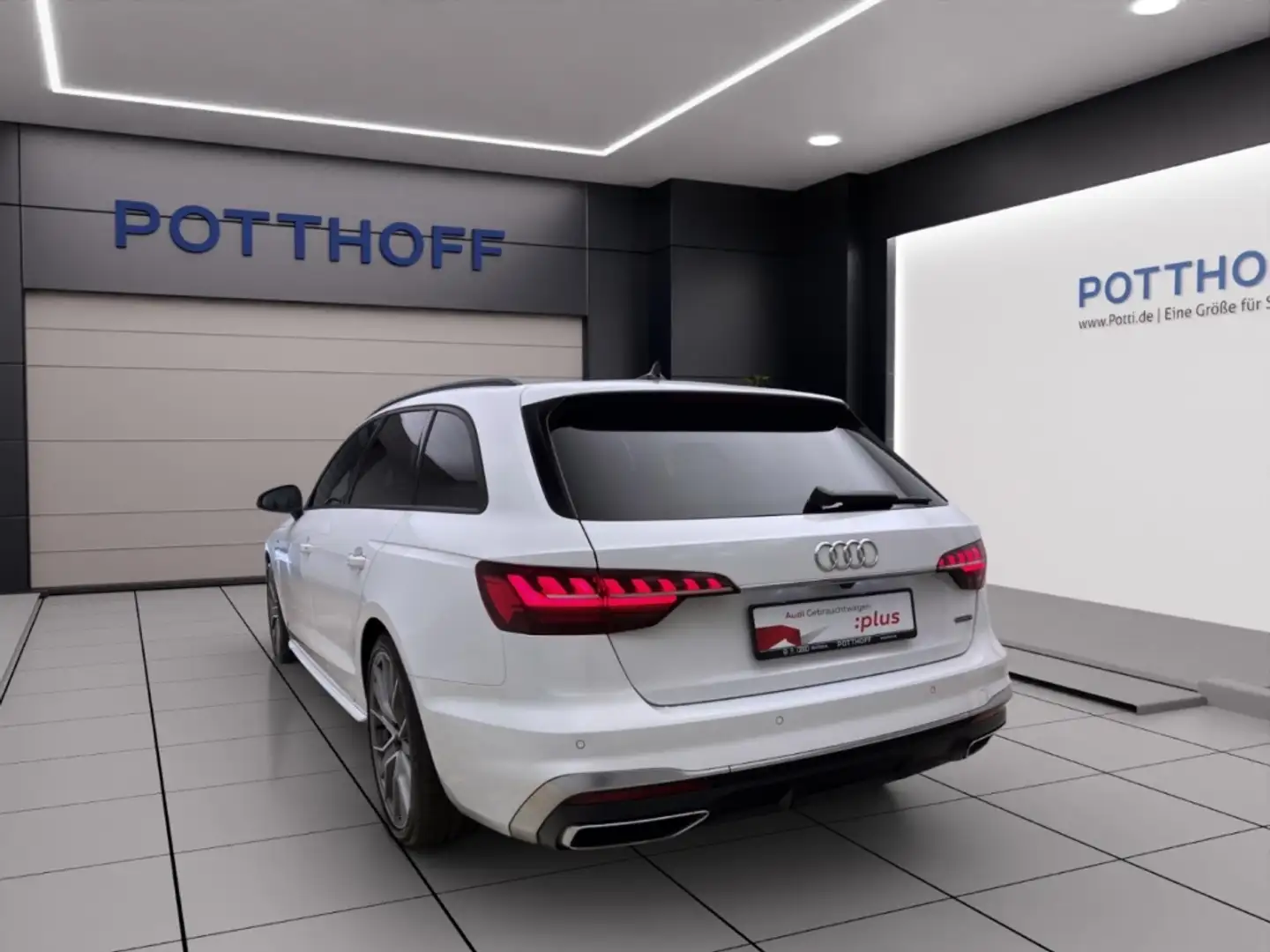 Audi A4 Avant 40 TDI Q S LINE STANDHZG AHK NAVI+ B&O Weiß - 2