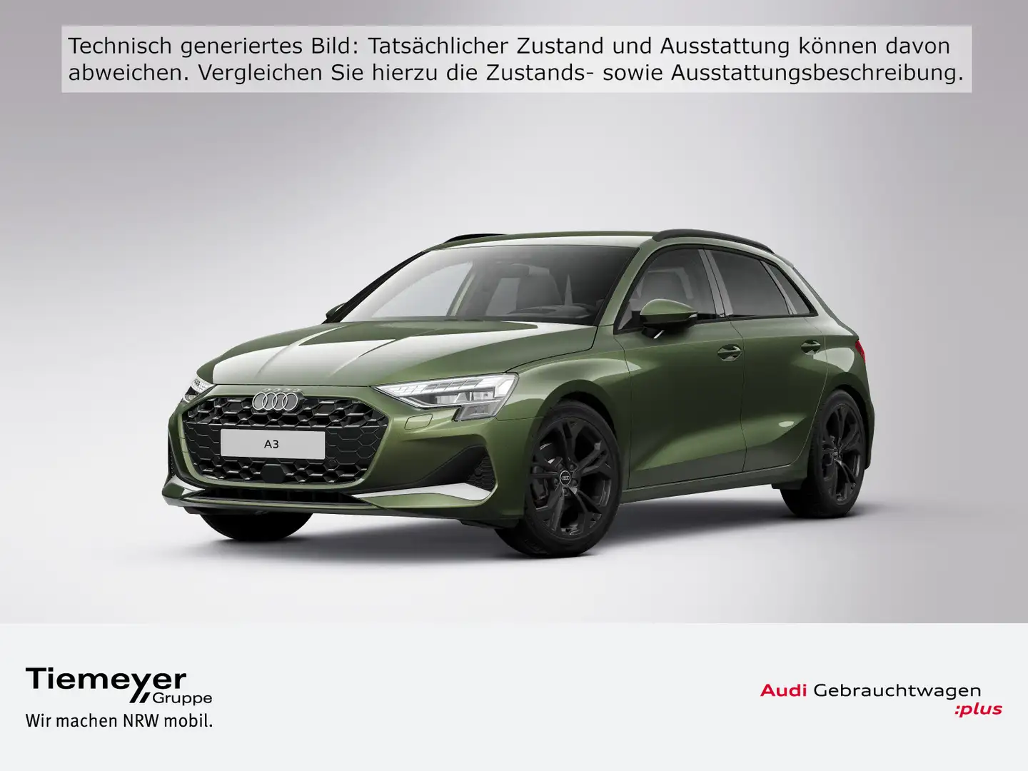Audi A3 30 TFSI S LINE SONOS HuD KAMERA AHK Grün - 1