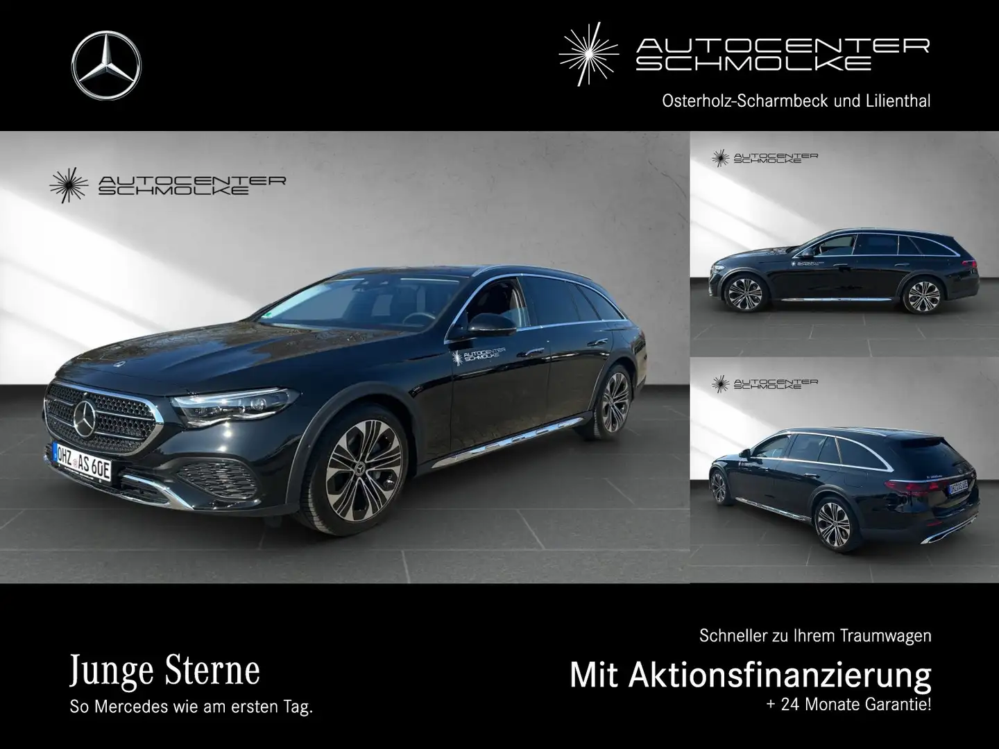 Mercedes-Benz E 300 E 300 de 4M T*ALL TERRAIN*MEMORY*AIRMATIC*DISTR. Noir - 1