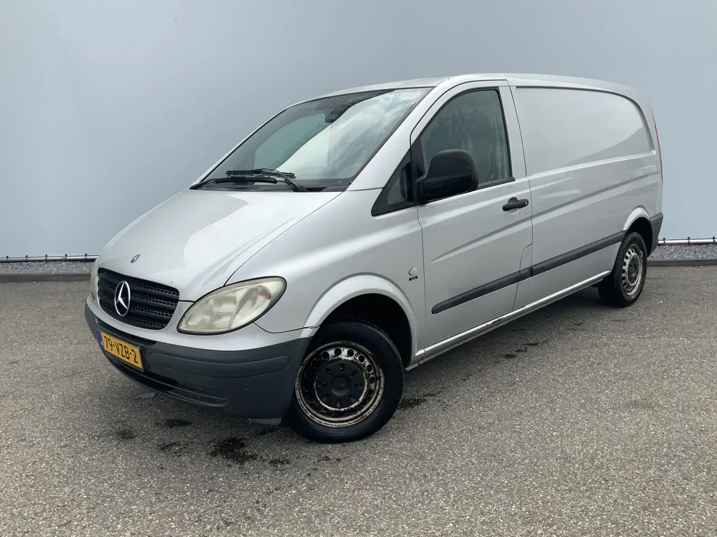 Mercedes-Benz Vito 111 CDI 320 Lang Verstuiver lek Airco Cruise 3 Zit Argent - 1