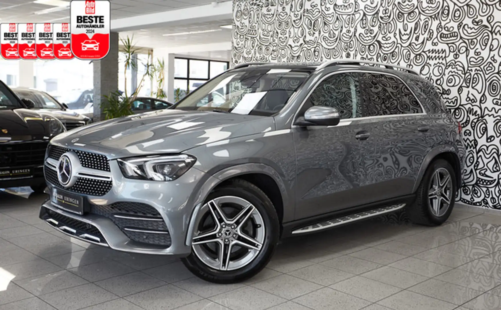 Mercedes-Benz GLE 400 d 3x AMG SPORT*WIDE*LUFT*PANO*DISTR*360° Gris - 1